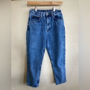 Reclaimed Vintage High Rise Cheeky Straight Leg Mom Jean | Women’s Size 26